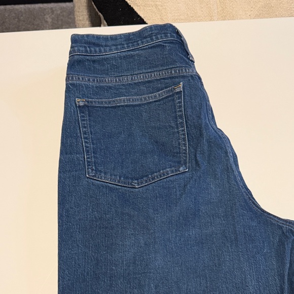 J. Crew Women's 31 12/14Blue Wide Leg Jeans - Picture 3 of 4
